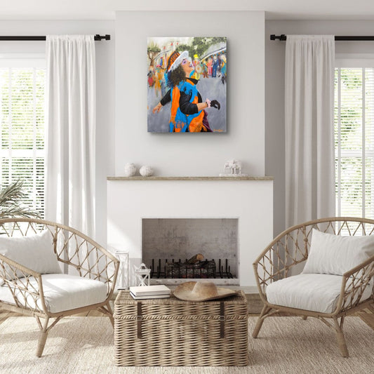 Dancing in the Street - 24”W x 30”H x 1.5”D