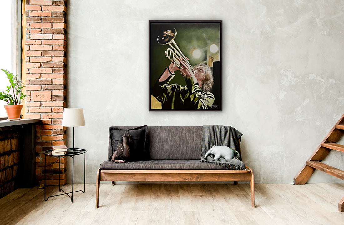 Passion in Brass - 24”W x 30”H x 1.5”D Original w/frame