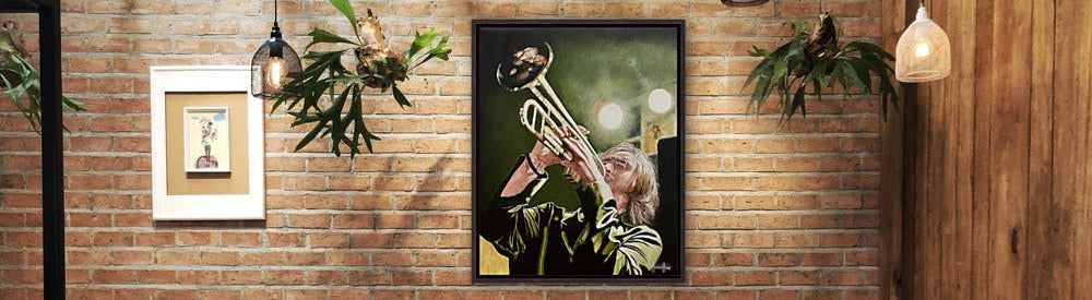 Passion in Brass - 24”W x 30”H x 1.5”D Original w/frame