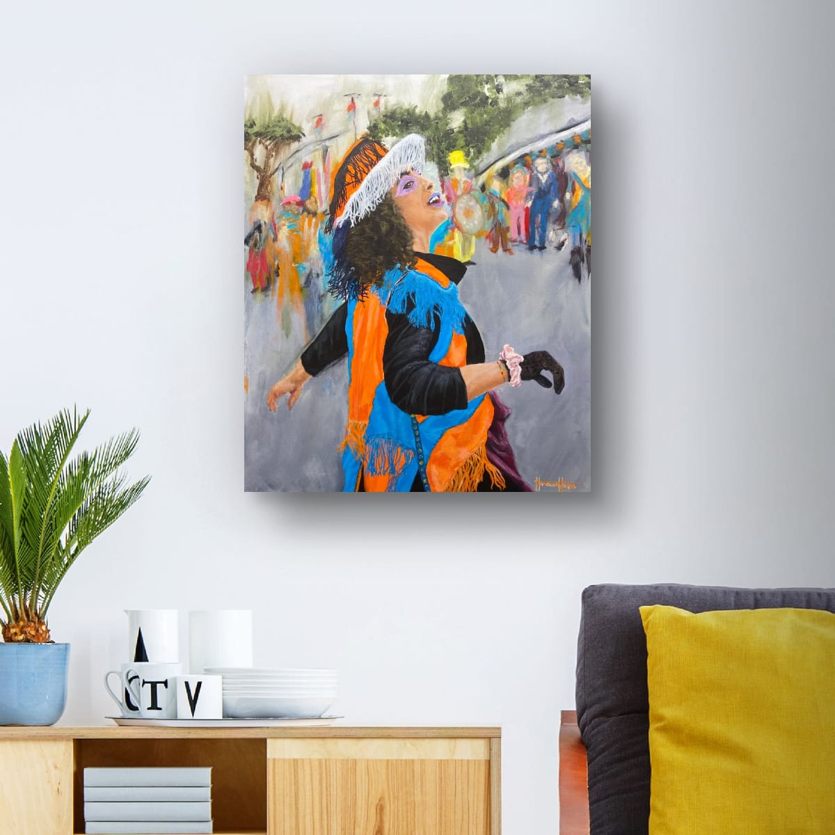 Dancing in the Street - 24”W x 30”H x 1.5”D