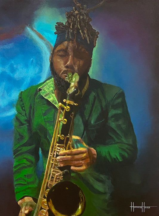 Soulful Notes - 18”W x 24”H x .75”D w/frame